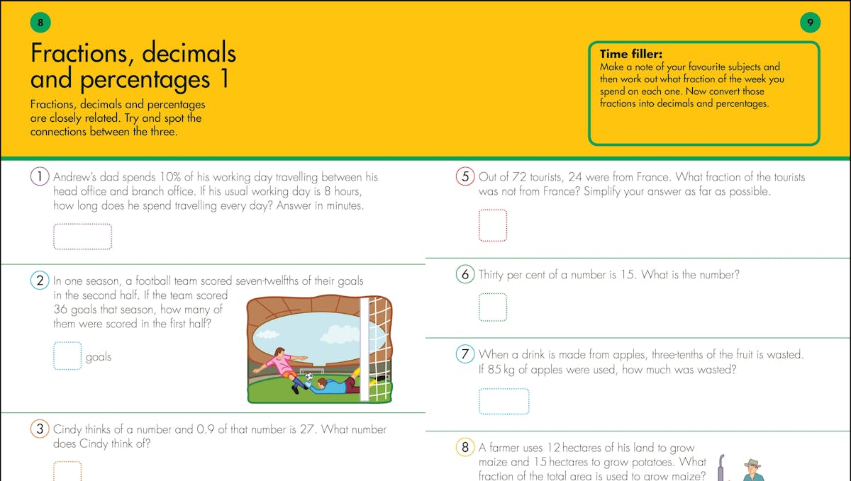 Cover of 10 Minutes A Day Problem Solving workbook for ages 9-11