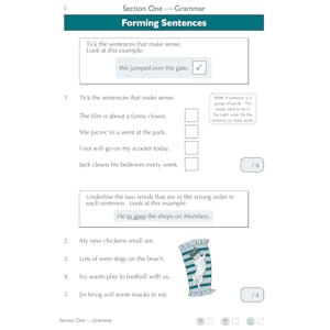 11+ English Practice Book & Assessment Tests - Ages 5-6 (for all test providers) Look Inside Image 2