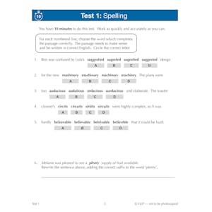 11+ GL 10-Minute Tests: English Spelling, Punctuation & Grammar - Ages 10-11 Book 2 (with Online Ed) Look Inside Image 2