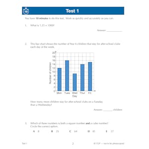 11+ GL 10-Minute Tests: Maths - Ages 10-11 Book 2 (with Online Edition) Look Inside Image 2
