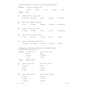 11+ GL Verbal Reasoning Practice Papers: Ages 10-11 - Pack 3 (with Parents' Guide & Online Edition) Look Inside Image 2