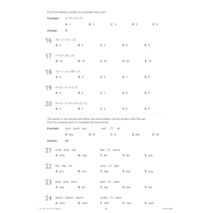 11+ GL Verbal Reasoning Practice Papers: Ages 10-11 - Pack 3 (with Parents' Guide & Online Edition) Look Inside Image 4