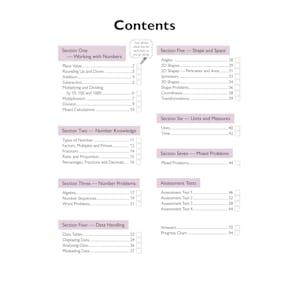 11+ Maths Practice Book & Assessment Tests - Ages 10-11 (for all test providers) Look Inside Image 1