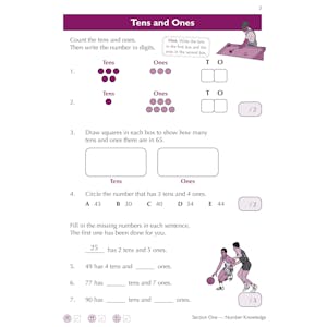 11+ Maths Practice Book & Assessment Tests - Ages 5-6 (for all test providers) Look Inside Image 3