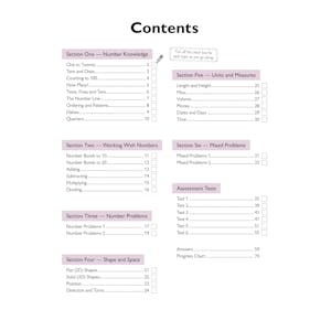 11+ Maths Practice Book & Assessment Tests - Ages 5-6 (for all test providers) Look Inside Image 1