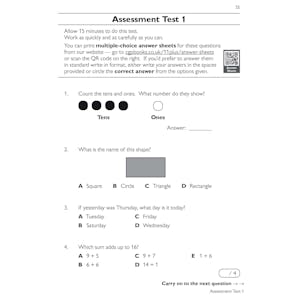 11+ Maths Practice Book & Assessment Tests - Ages 5-6 (for all test providers) Look Inside Image 6