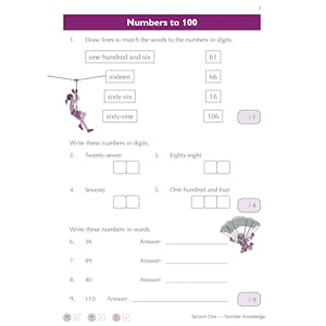 11+ Maths Practice Book & Assessment Tests - Ages 6-7 (for all test providers) Look Inside Image 3