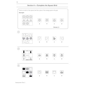 11+ Non-Verbal Reasoning Practice Book & Assessment Tests - Ages 10-11 (for all test providers) Look Inside Image 6