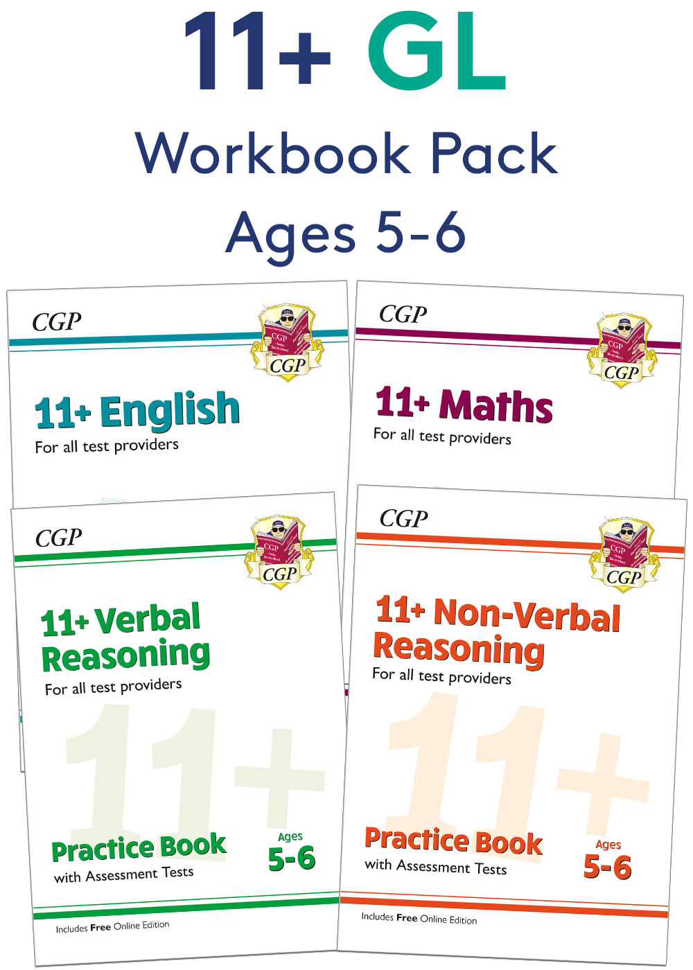 11+ Workbook Pack (Ages 5-6)