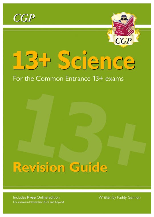 13+ Science Revision Guide for the Common Entrance Exams (exams from Nov 2022)