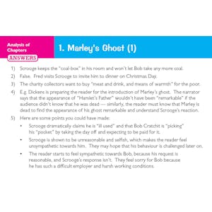 A Christmas Carol Revision Question Cards (Ages 14-16) Look Inside Image 2