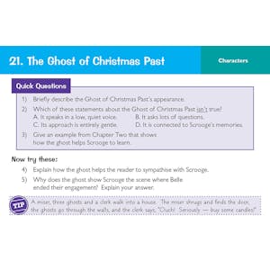 A Christmas Carol Revision Question Cards (Ages 14-16) Look Inside Image 3