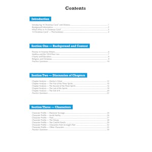 A Christmas Carol Study & Workbook Pack (Ages 14-16) Look Inside Image 1