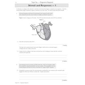 A-Level Biology: AQA Year 2 Exam Practice Workbook - includes Answers Look Inside Image 2