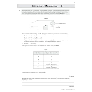 A-Level Biology: AQA Year 2 Exam Practice Workbook - includes Answers Look Inside Image 5