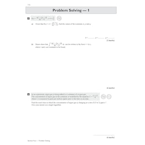A-Level Maths Edexcel Exam Practice Workbook (includes Answers) Look Inside Image 5