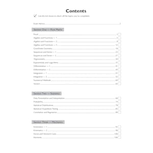 A-Level Maths Edexcel Exam Practice Workbook (includes Answers) Look Inside Image 1