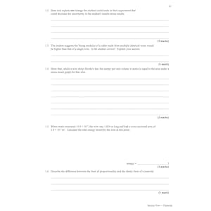 A-Level Physics: AQA Year 1 & AS Exam Practice Workbook - includes Answers Look Inside Image 6