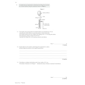 A-Level Physics: AQA Year 1 & AS Exam Practice Workbook - includes Answers Look Inside Image 3