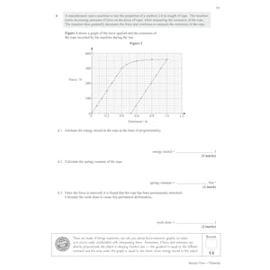 A-Level Physics: AQA Year 1 & AS Exam Practice Workbook - includes Answers Look Inside Image 4