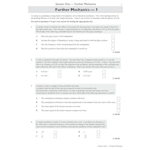 A-Level Physics: AQA Year 2 Exam Practice Workbook - includes Answers Look Inside Image 2