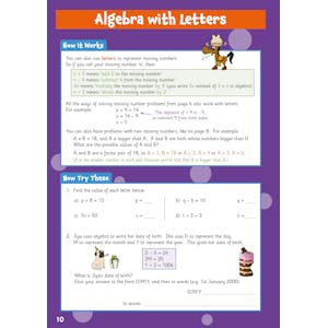 Algebra Activity Book for Ages 10-11 (Year 6) Look Inside Image 2