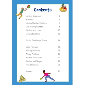 Algebra Activity Book for Ages 10-11 (Year 6) Look Inside Image 1