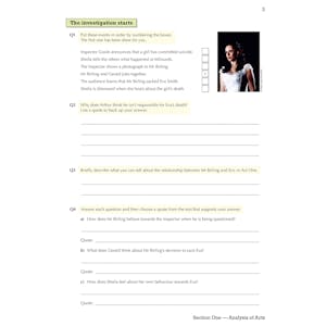 An Inspector Calls Study & Workbook Pack (Ages 14-16) Look Inside Image 11