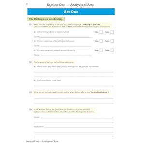 An Inspector Calls Study & Workbook Pack (Ages 14-16) Look Inside Image 10