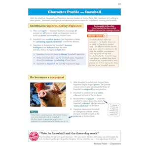 Animal Farm Study & Workbook Pack (Ages 14-16) Look Inside Image 6