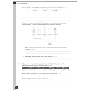 AQA GCSE Biology Exam Workbook (Ages 14-16) Look Inside Image 5