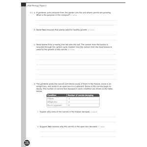 AQA GCSE Biology Exam Workbook (Ages 14-16) Look Inside Image 6