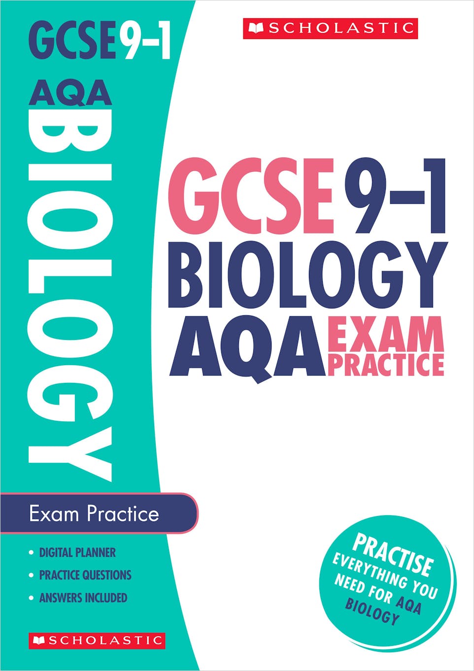 AQA GCSE Biology Exam Workbook (Ages 14-16) Main Image