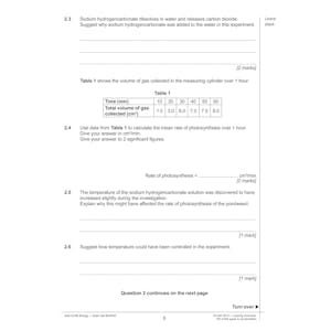 AQA GCSE Biology Practice Papers Higher Pack 1 (Ages 15-16) Look Inside Image 4