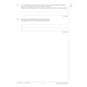 AQA GCSE Biology Practice Papers Higher Pack 1 (Ages 15-16) Look Inside Image 5