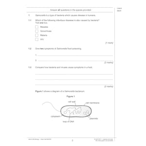 AQA GCSE Biology Practice Papers Higher Pack 1 (Ages 15-16) Look Inside Image 1