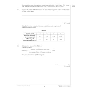 AQA GCSE Biology Practice Papers Higher Pack 2 (Ages 15-16) Look Inside Image 5