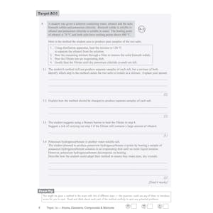 GCSE Chemistry AQA Higher Exam Practice Workbook Look Inside Image 14
