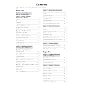 GCSE Chemistry AQA Higher Exam Practice Workbook Look Inside Image 1