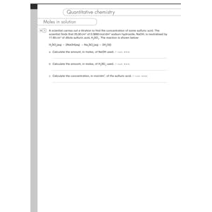 AQA GCSE Chemistry Exam Workbook (Ages 14-16) Look Inside Image 3