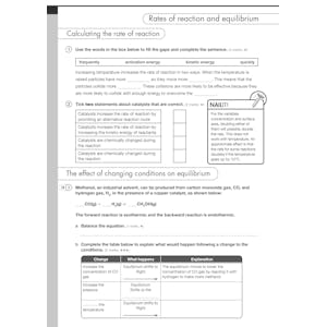 AQA GCSE Chemistry Exam Workbook (Ages 14-16) Look Inside Image 4
