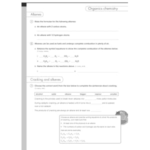 AQA GCSE Chemistry Exam Workbook (Ages 14-16) Look Inside Image 5