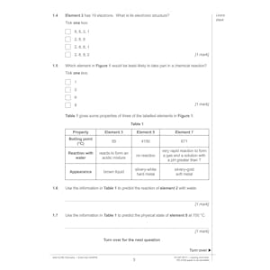 AQA GCSE Chemistry Practice Papers Higher Pack 1 (Ages 15-16) Look Inside Image 2