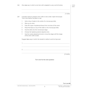 AQA GCSE Combined Science Practice Papers Foundation Pack 1 (Ages 15-16) Look Inside Image 4