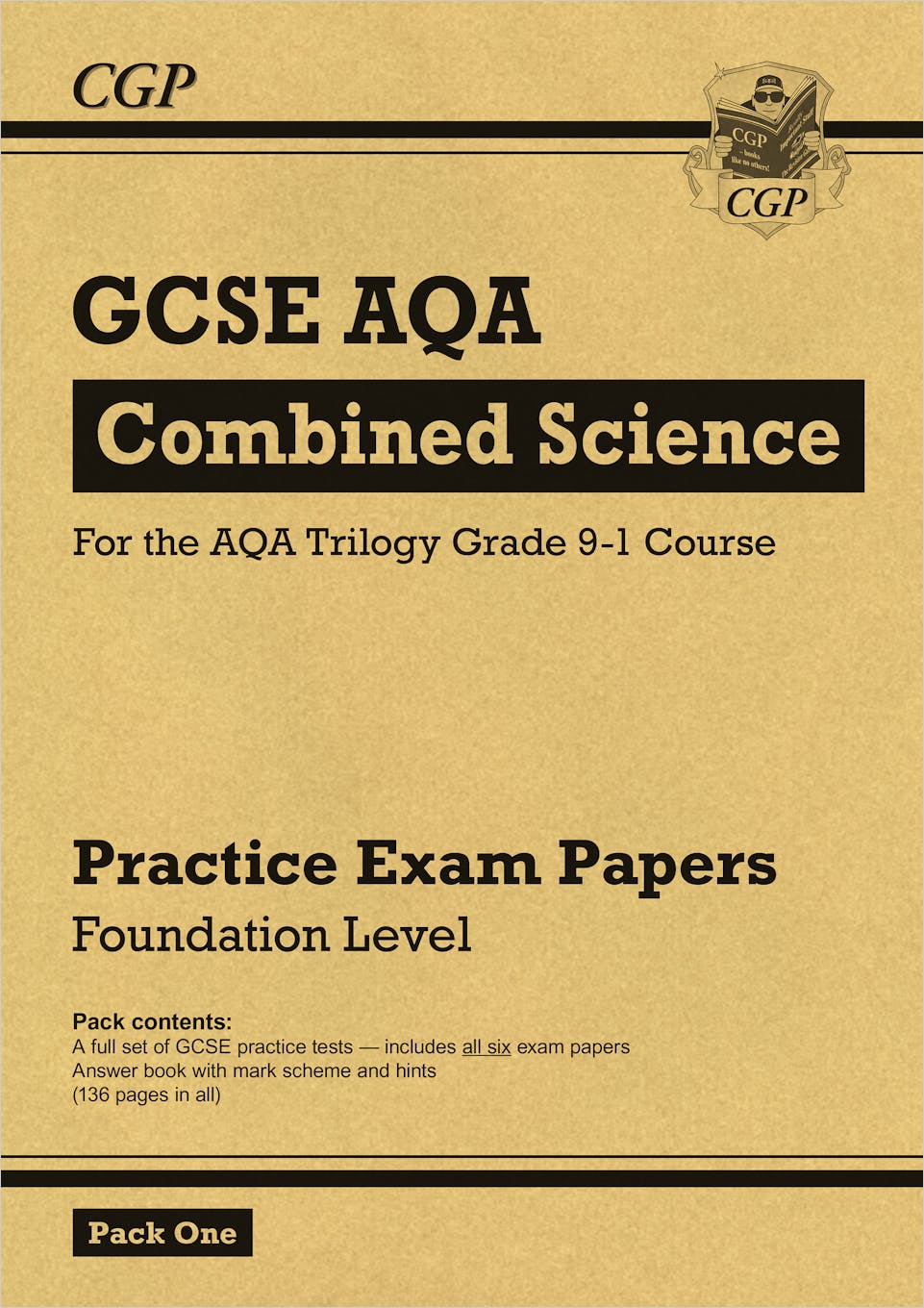 AQA GCSE Combined Science Practice Papers Foundation Pack 1 (Ages 15-16) Main Image