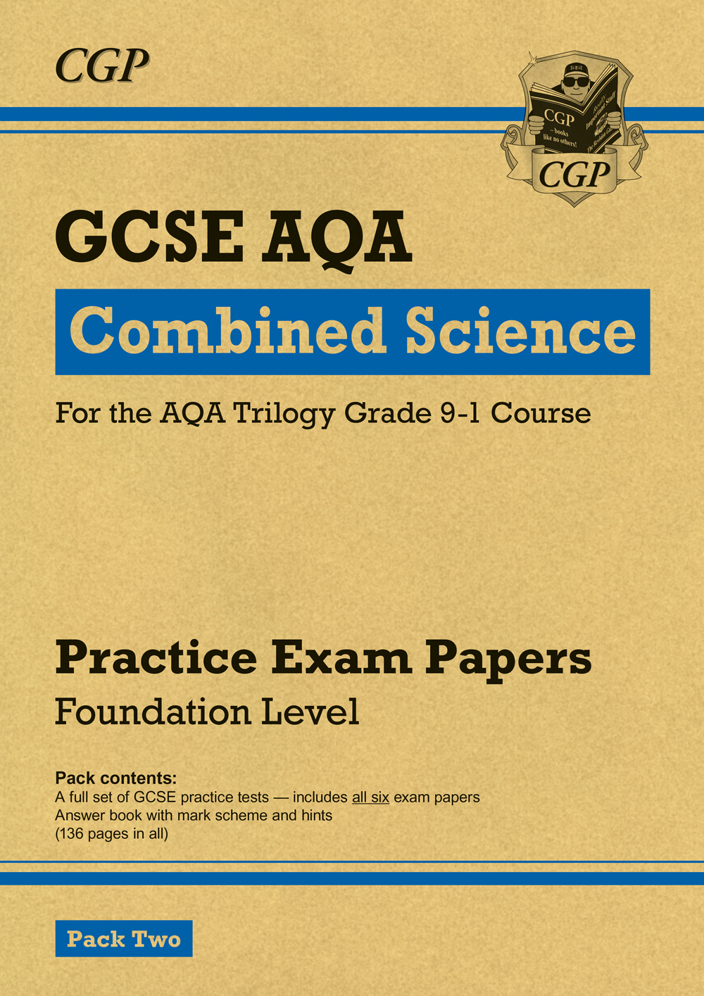 AQA GCSE Combined Science Practice Papers Foundation Pack 2 (Ages 15-16) Main Image