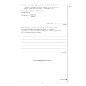 AQA GCSE Combined Science Practice Papers Higher Pack 1 (Ages 15-16) Look Inside Image 2