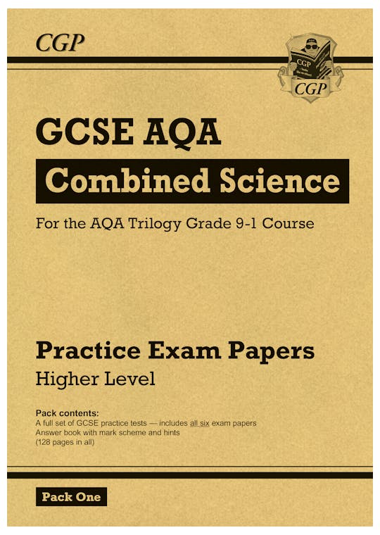 AQA GCSE Combined Science Practice Papers Higher Pack 1 (Ages 15-16)