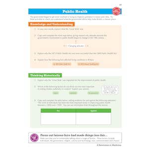 AQA GCSE History Britain: Health & The People Study Guide (Ages 14-16) Look Inside Image 6