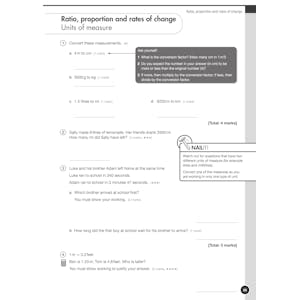 AQA GCSE Maths Exam Workbook Foundation (Ages 14-16) Look Inside Image 1
